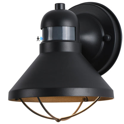 Rynx | Lonedruid Waterproof Motion Sensor LED Children's Light, Rustic Gold Outdoor Wall Lamp for the Entrance