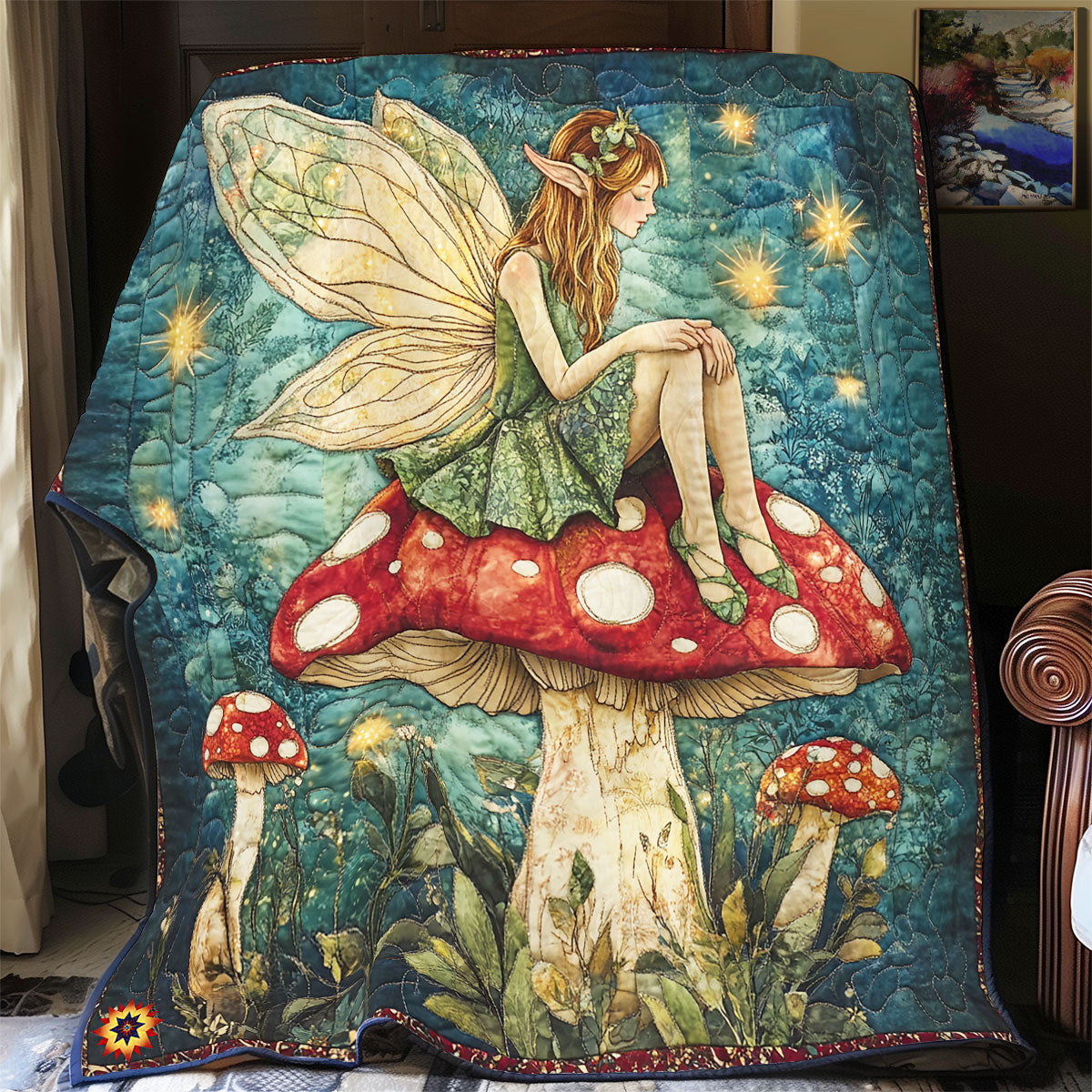 Rynx | Fascinating Fairy Tale Mushroom Blanket