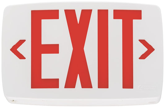 Rynx | Lithonia Lighting Lqm S W 3 R 120/277 M6 Quantum Thermoplastic Led Exit Sign With Stencil-Face White Box And Red Letters