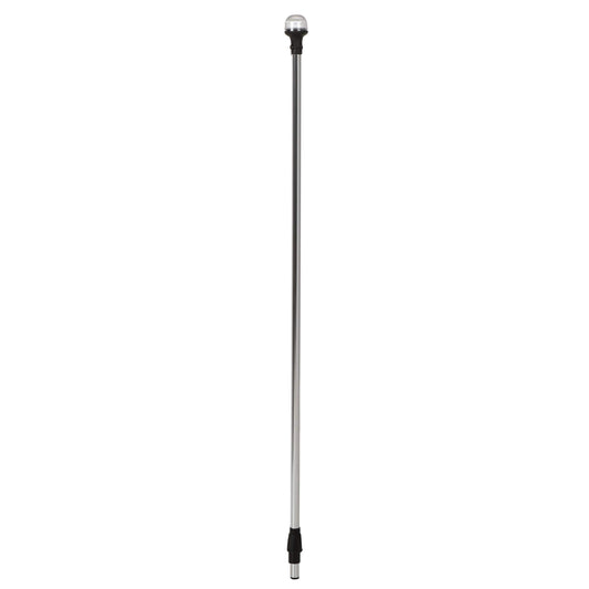Rynx | Attwood 5330-42-7 All-Round Articulating Anti-Glare Light, 42-Inch Pole Length, 2-Pin Locking Collar, Articulating Head
