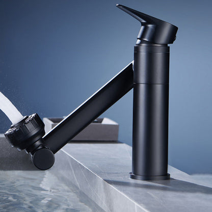 Rynx | Modern Copper Low Arch Centerset Faucets Bathroom Sink Faucet