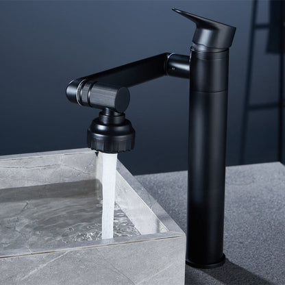 Rynx | Modern Copper Low Arch Centerset Faucets Bathroom Sink Faucet
