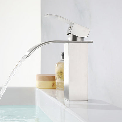 Rynx | Waterfall Faucet Sink Bathroom Faucet Light Luxury Sink Faucet