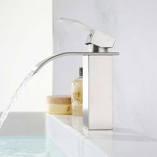 Rynx | Waterfall Faucet Sink Bathroom Faucet Light Luxury Sink Faucet