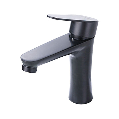 Rynx | Contemporary Stainless Steel Basin Tap Lever Handles Low Arc Basin Mixer
