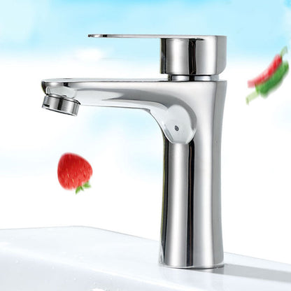 Rynx | Contemporary Stainless Steel Basin Tap Lever Handles Low Arc Basin Mixer
