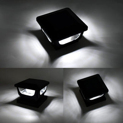Rynx | Sumaote Solar Post Light Outdoor, Ip65 Waterproof, 4 Pack, For 4X4/3X3 Supports, White