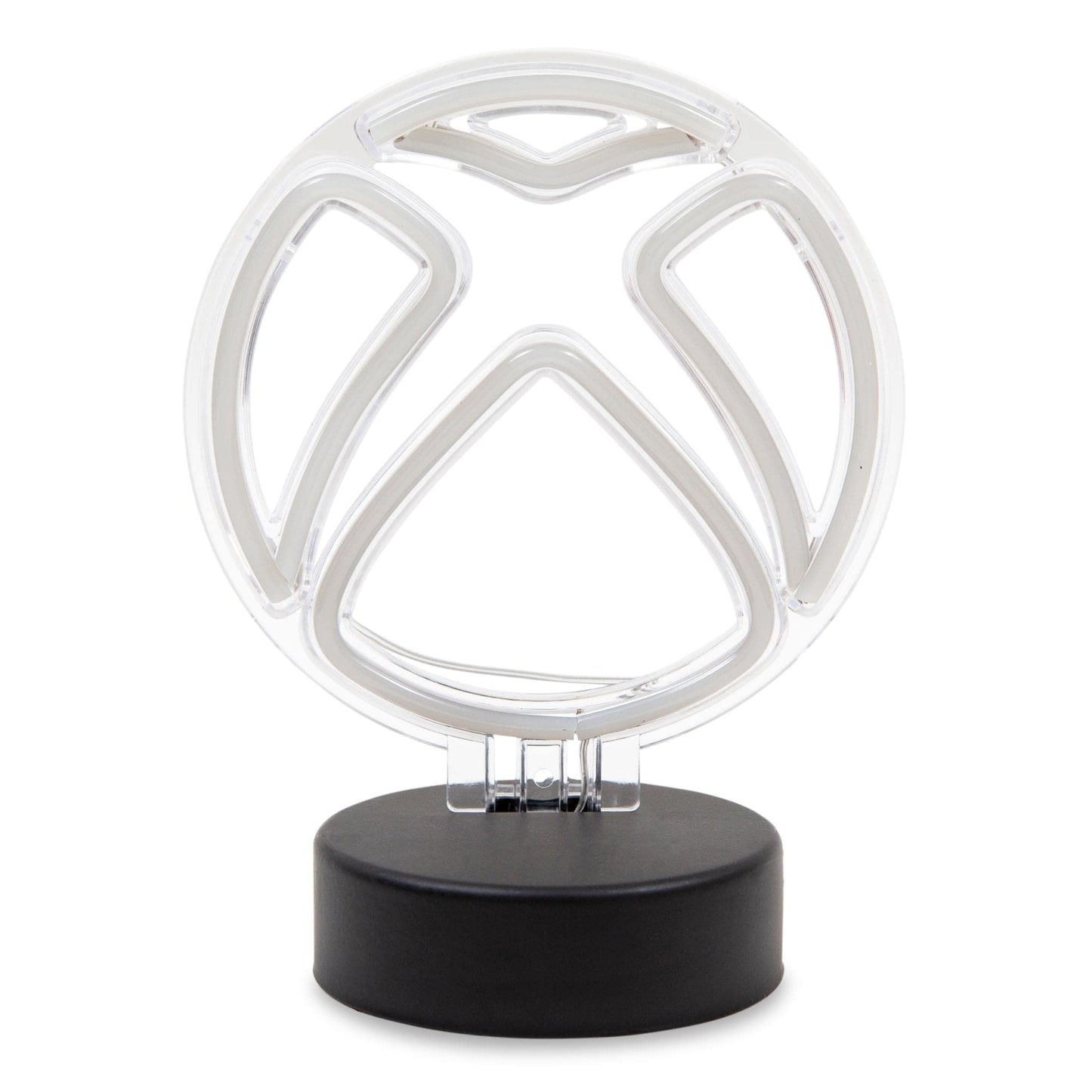 Rynx | Xbox logo white neon desk lamp | Battery powered mood light for desk, shelf | 9 inches high