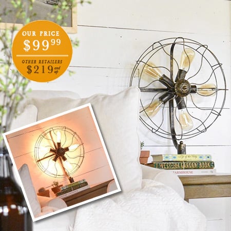 Rynx | Antique reused fan lamp