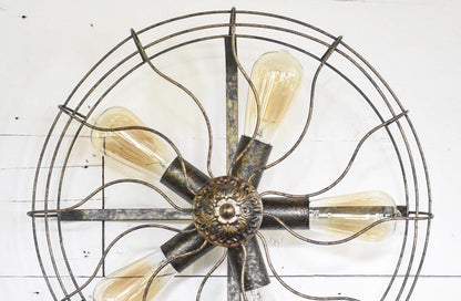 Rynx | Antique reused fan lamp