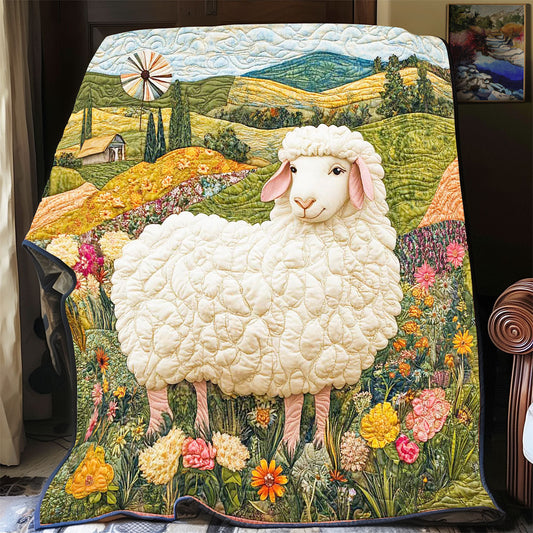 Rynx | Sheep Blumenfeld Quilted Blanket