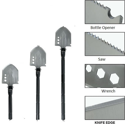 Rynx | Multifunctional tactical shovel foldable camping survival emergency tools