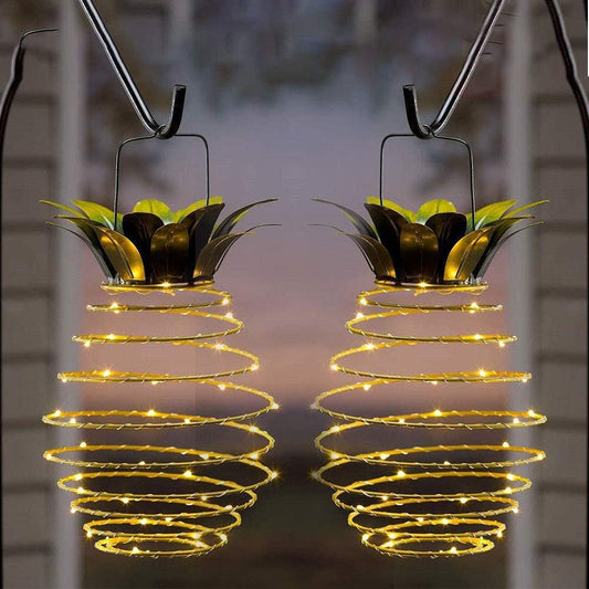 Rynx | Jhpgeoe 2 Pack Outdoor Solar Hanging Lantern Lights - 60Led Waterproof Solar Lantern Lights Outdoor For Garden, Patio Gate Lawn