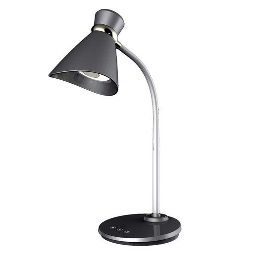 Rynx | Dainolite Ltd 132Ledt-Sv Transition Led Table Lamp In Pewter, Nickel, Silver Finnish, 7.00 Inches