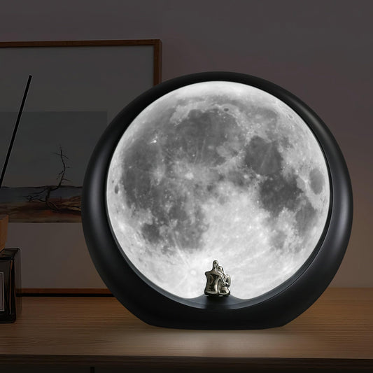 Rynx | Mamre Supermoon Lamp Non-rechargeable Night Light Pair? Gift for Wedding Anniversary Valentines? Day Birthday Christmas
