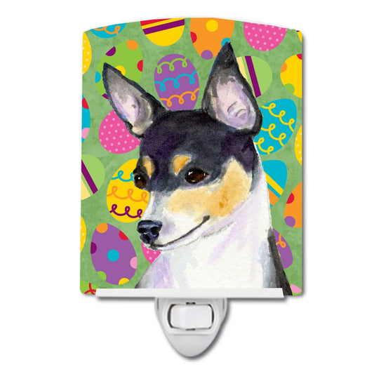 Rynx | Caroline'S Treasures Chihuahua Easter Egg Night Light, Ceramic, UL Certified, 6X4X3, Multicolored