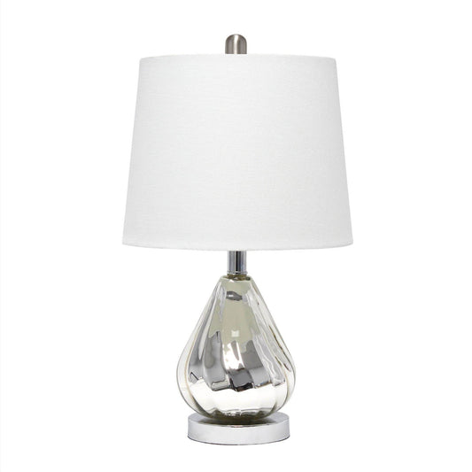 Rynx | Lalia Home Modern Kissy Pear Table Lamp With White Fabric Shade