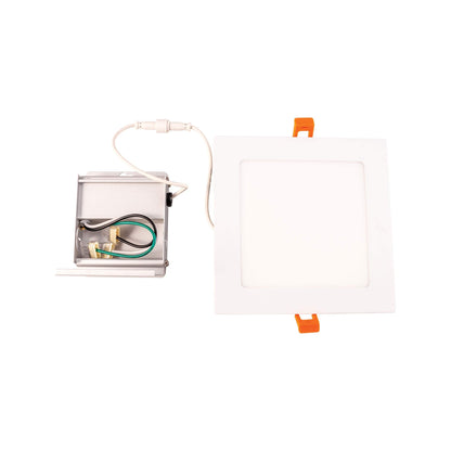 Rynx | Elk Lighting 6" White Integrated Led Recessed Light - Modern Square Fixture