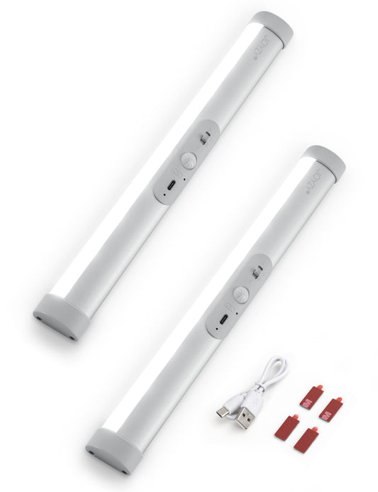 Rynx | Joyzy 2 Pack Automatic Motion Sensor Light, LED Night Light for Closet, Pantry, Cabinet (100Lumen, 6000K 80+Cri)