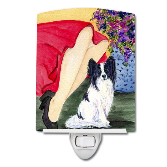 Rynx | Caroline's Treasures Ceramic Night Light - Lady With Bow Tie, Ul-Certified, 6X4X3, Multicolor