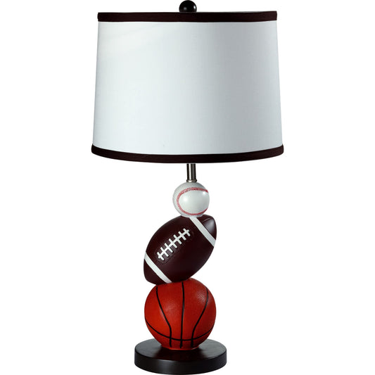 Rynx | Broome Collection Imaginative Sports Theme Table Lamp - Unique Wood Design For Children's Room