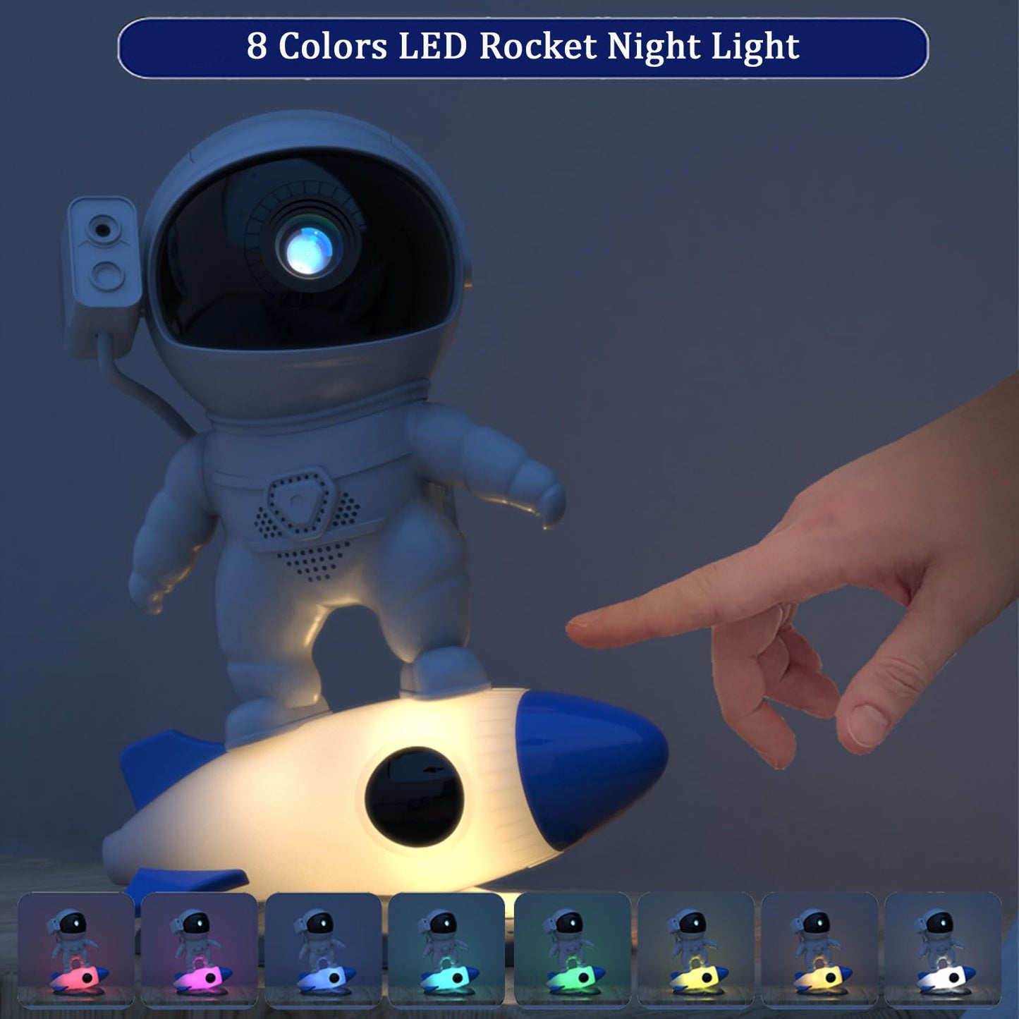 Rynx | Vansmago Astronaut Galaxy Projector - 13 In 1 Led Star Light for Children & Adults