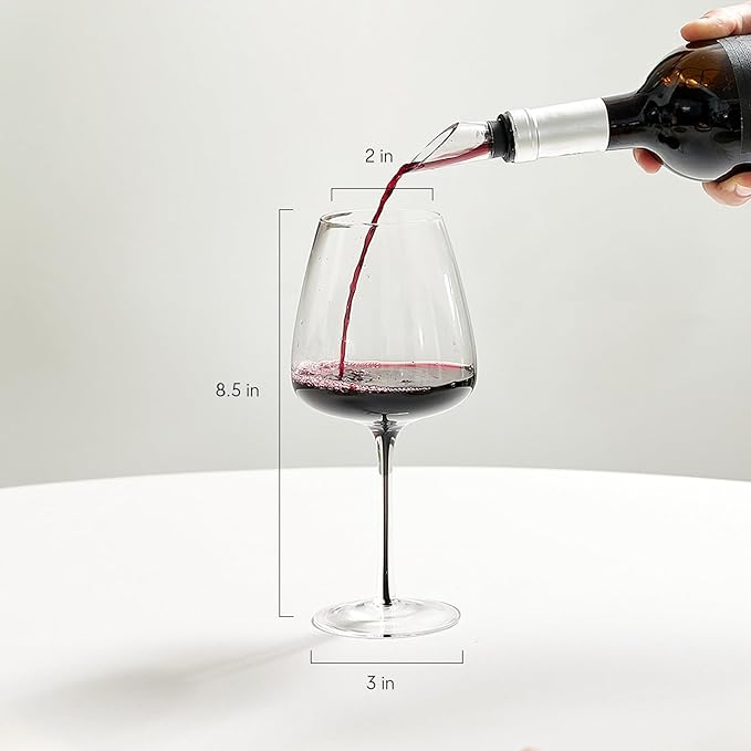 Rynx | Hotel Collection Smoke Style Red Wine Glass | 4 Glasses