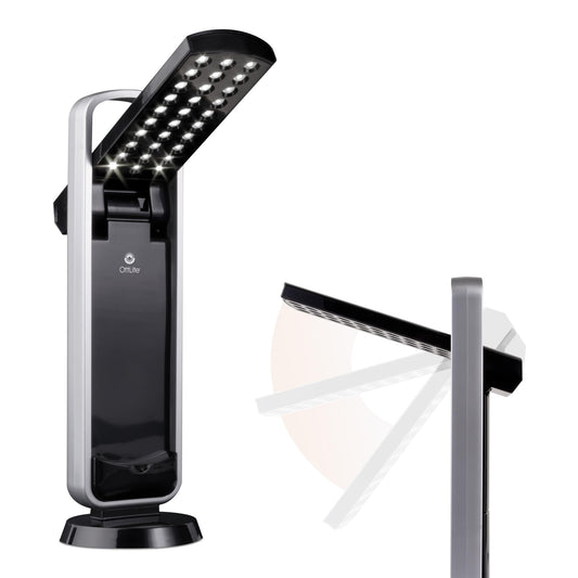 Rynx | Ottlite Portable Led Work Lamp - Lightweight Black Desk Lamp With Natural Daylight Led