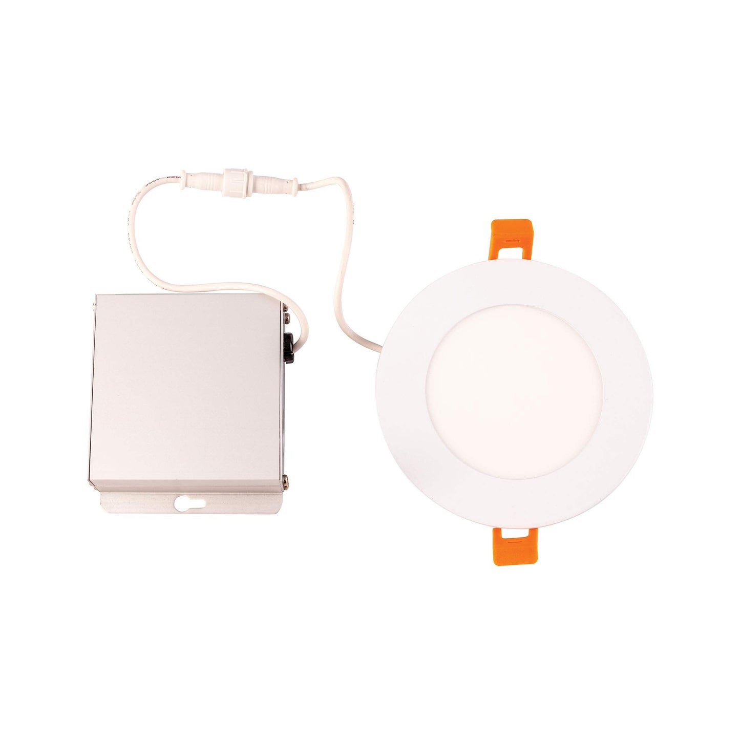 Rynx | Elk Home 4-inch round recessed light - white integrated LED, aluminum steel finish