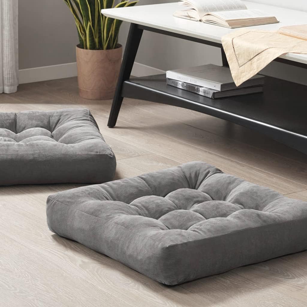 RYNX | Set of 2 Luxury Meditation Cushions Gray