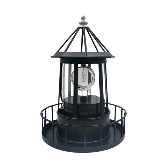 Rynx | Calidaka Solar Led Lighthouse - 360° Rotating Waterproof Garden Lighting For Outdoor Decor