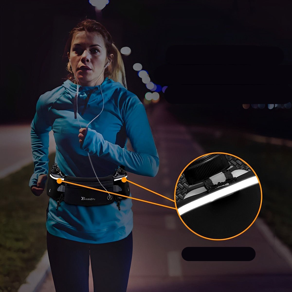 RYNX | Running Belt With Water Bottle – Comfort & Style