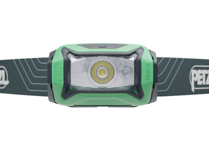 Rynx | Petzl Tikka Headlamp - 350 Lumen Compact Light With Red Mode For Hiking, Climbing, Camping - Green