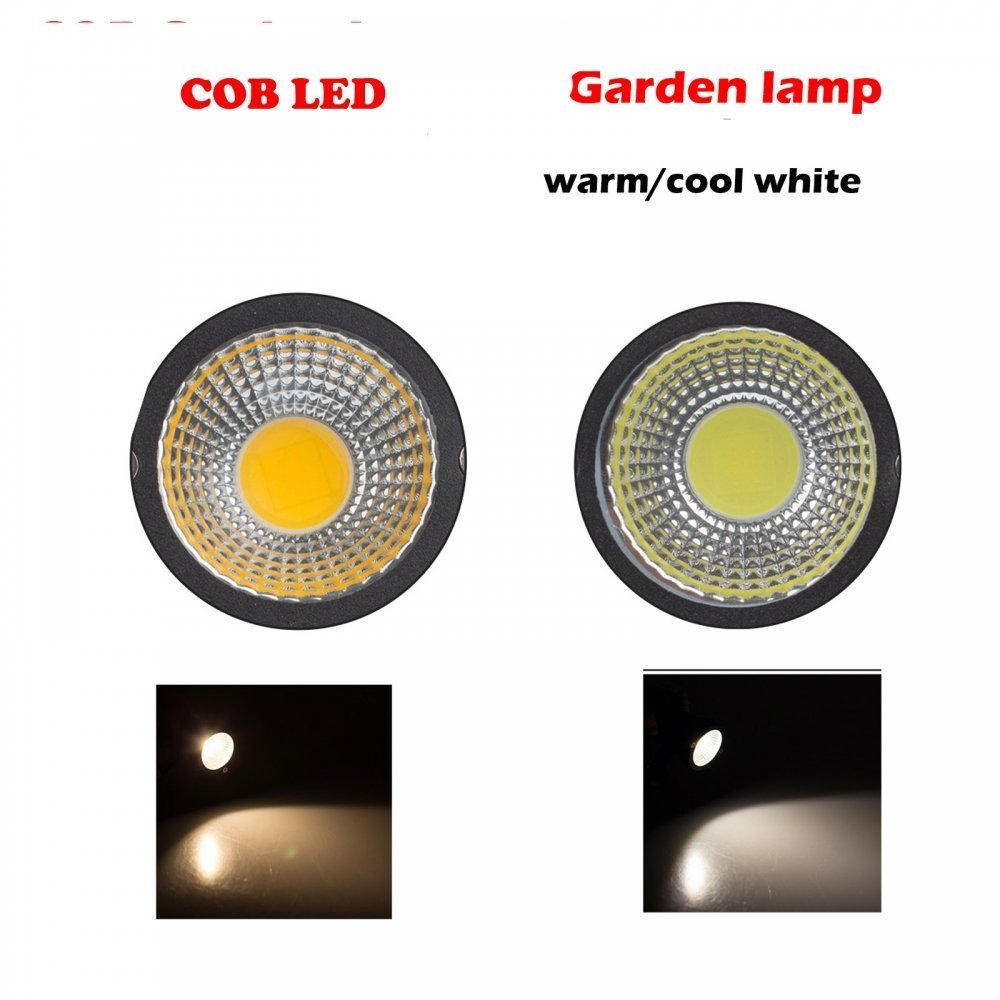 Rynx | Lemonbest® 5W Cob Led Outdoor Decorative Lamp - Warm White Landscape Path Light, Pack of 2