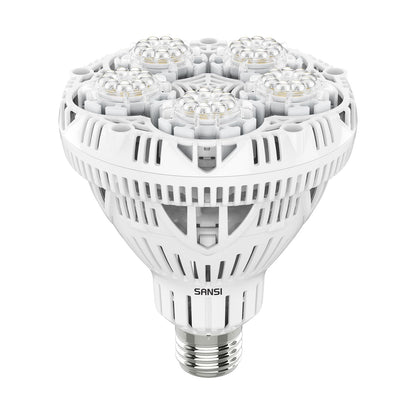 Rynx | Sansi 24W Growth Light Bulb, Full Spectrum, High Ppfd, Perfect For Indoor Plants And Flowers
