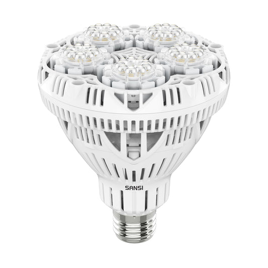 Rynx | Sansi 24W Growth Light Bulb, Full Spectrum, High Ppfd, Perfect For Indoor Plants And Flowers
