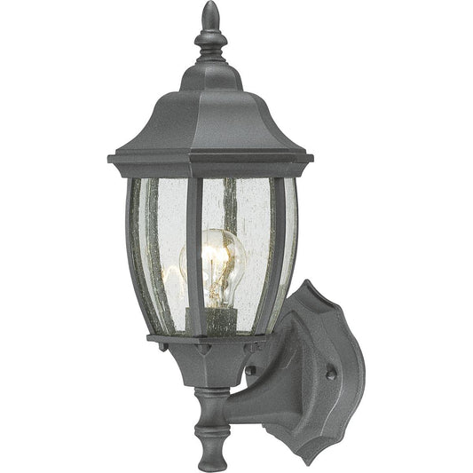 Rynx | Elk Home Covington Outdoor Wall Lamp, Matte Black Aluminum, 14.25&quot; H, Veranda & Patio Light