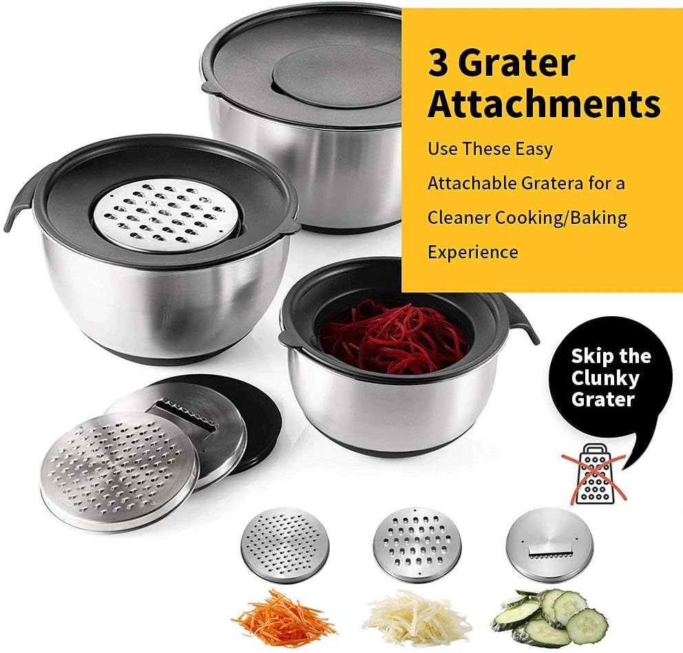 Rynx | Stainless Steel Mixing Bowls Set of 3
