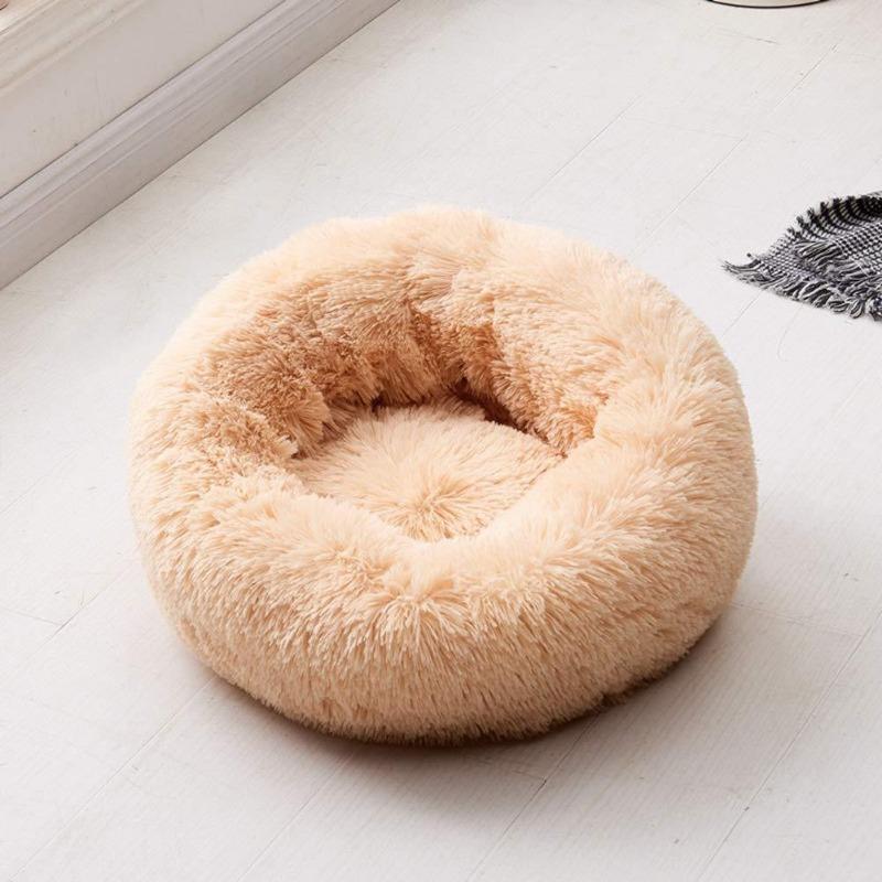 Rynx | PawNest Calming Donut Cat Bed | Round Plush Nest | Stress-Reducing & Cozy | Perfect for Cats & Small Dogs
