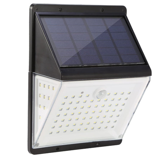 Rynx | Kocaso 88 Leds Solar Wall Lamps with Motion Sensor, Ip65 Waterproof for Garden & Garage