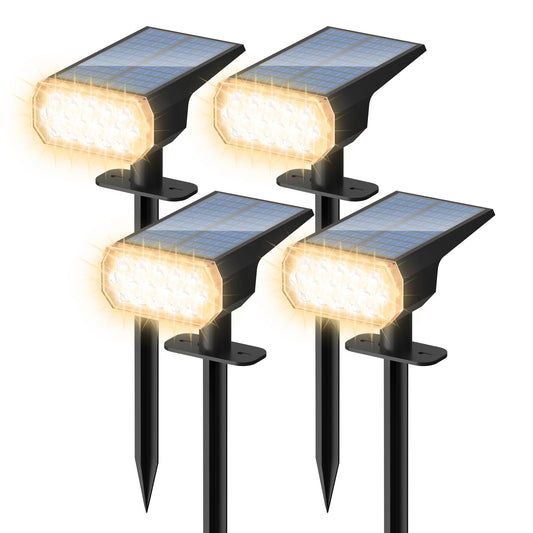 Rynx | Bvenubiglite Sunlight Outdoor Waterproof: Ip65 Led Spotlight Decorations For Garden - 3 Light Modes Solar Powered For Ya