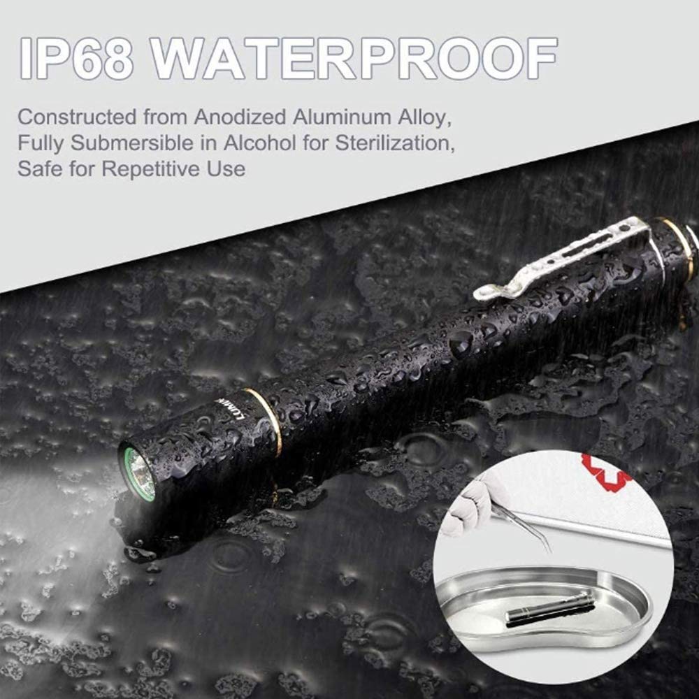 Rynx | Lumintop Iyp365 Penlight - 200 Lumens Cree Led, Ipx-8 Waterproof, 3 Modes,