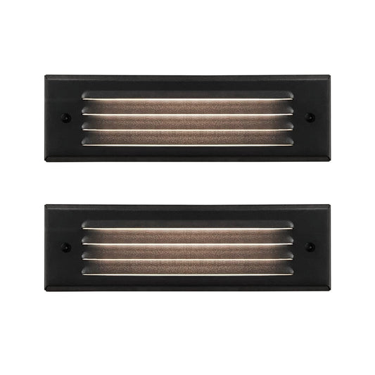 Rynx | Gkoled 4W Low Voltage Led Step Light, 12V Surface Mounting, 2700K, Black Aluminum, 2