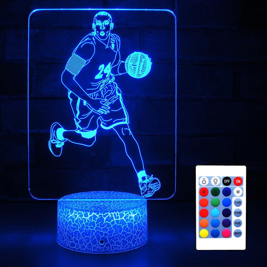 Rynx | Hyodream Basketball Night Light For Boys Basketball Lovers, Basketball Gifts For Kids With Remote Control And Smart Touch 16 Colors Changi