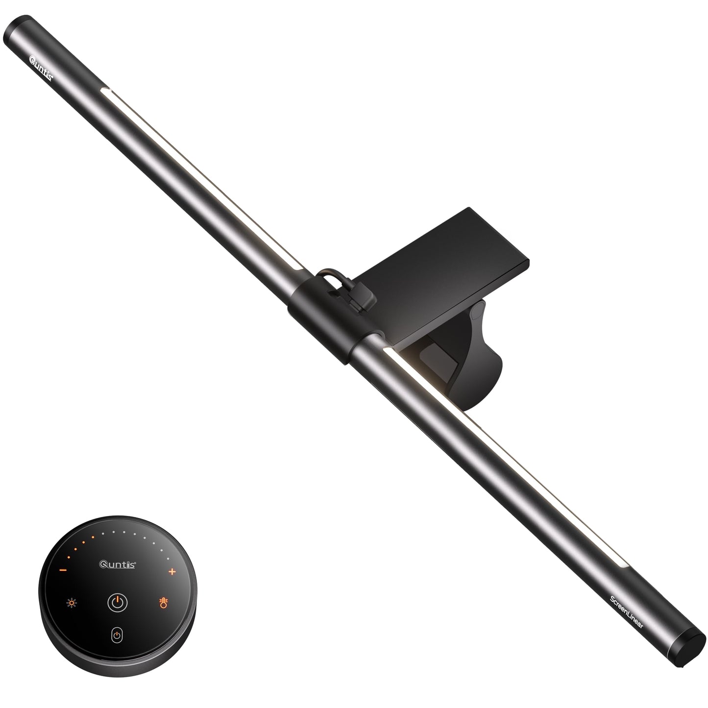Rynx | Quntis Gray Screen Light Bar With Remote Control, Adjustable Dimming, Eye-Friendly, Fits All Screens