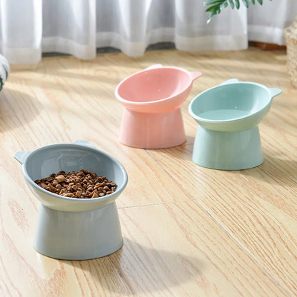 Rynx | Elevated cat and dog bowl with 45-degree incline