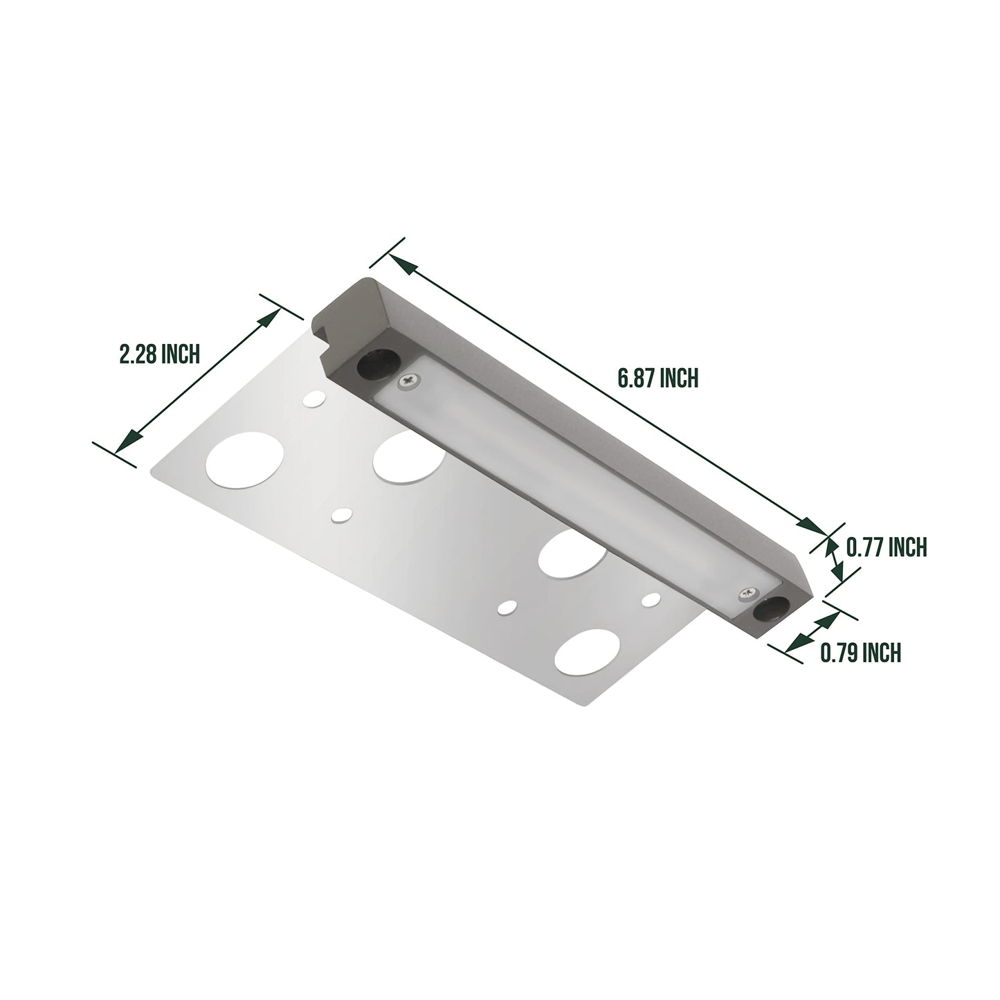 Rynx | Gkoled 6.8" Low Voltage Hardscape Light, 12V Ac/Dc, 4W 2700K,