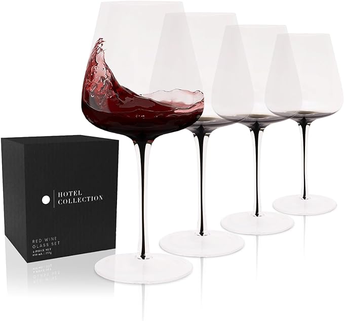 Rynx | Hotel Collection Smoke Style Red Wine Glass | 4 Glasses