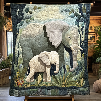 Rynx | Elephant Family Quilt