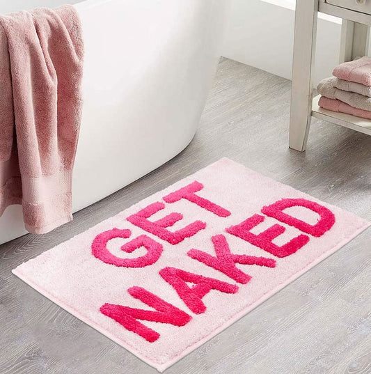 Rynx | Pink Get Naked Bath Mat